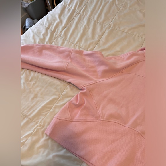 lululemon scuba half zip in meadowsweet pink M-L - Picture 3 of 6
